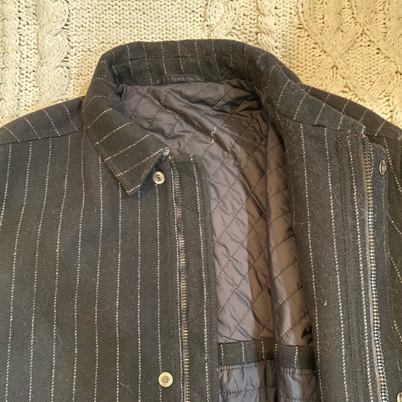 Zegna pin stripe black jacket - Picture 3 of 5